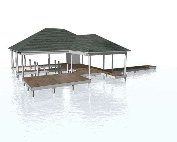 This image portrays Plan 5 by Knoxville Docks & Decks | DOCK & DECK.