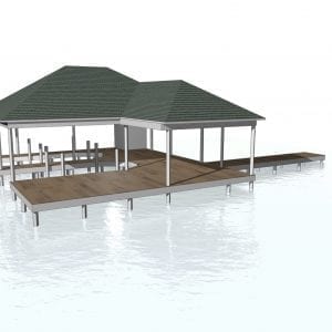 This image portrays Plan 2 by Knoxville Docks & Decks | DOCK & DECK.